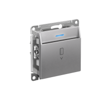 AtlasDesign Алюминий Выключатель карточный, механизм  ATN000367  SE