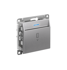 AtlasDesign Алюминий Выключатель карточный, механизм  ATN000367  SE