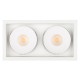Светильник CL-SIMPLE-S148x80-2x9W Day4000 (WH, 45 deg)  028150  Arlight