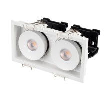Светильник CL-SIMPLE-S148x80-2x9W Day4000 (WH, 45 deg)  028150  Arlight