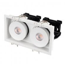 Светильник CL-SIMPLE-S148x80-2x9W Day4000 (WH, 45 deg)  028150  Arlight