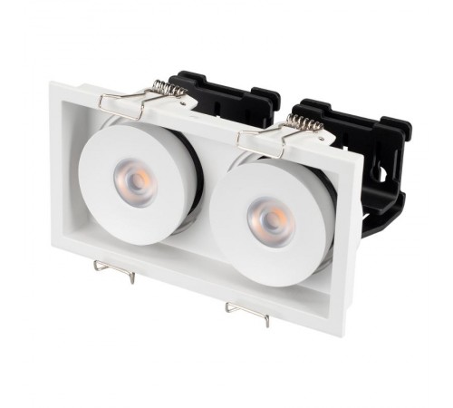 Светильник CL-SIMPLE-S148x80-2x9W Day4000 (WH, 45 deg)  028150  Arlight