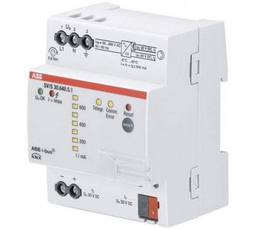 SV/S 30.640.5.1 Источник питания 640мА, диагностика шины, MDRC  2CDG110146R0011  ABB
