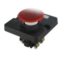 ПКЕ 112-1 У3, 10А, 660В, 1 элемент, красный гриб, в нишу, IP40, пост управления (ЭТ)  ET519050  Электротехник