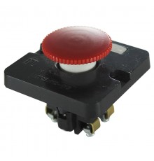 ПКЕ 112-1 У3, 10А, 660В, 1 элемент, красный гриб, в нишу, IP40, пост управления (ЭТ)  ET519050  Электротехник