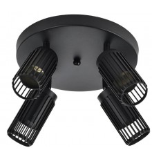 Светильник 4209 накл. потолочн. 4хGU10 черный  LT-UPB0-4209-GU10-4-K02  IEK