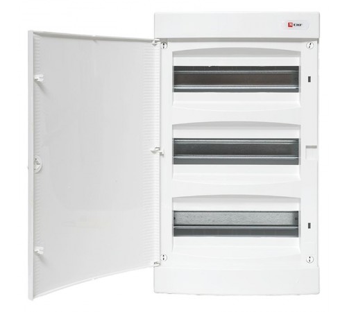 Щит распределительный навесной "Unix" белая дверь 3х12 модулей IP41 EKF PROxima  ux-3x12-nw  EKF