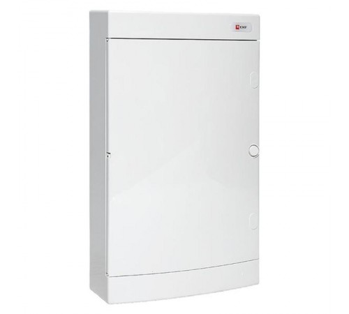 Щит распределительный навесной "Unix" белая дверь 3х12 модулей IP41 EKF PROxima  ux-3x12-nw  EKF