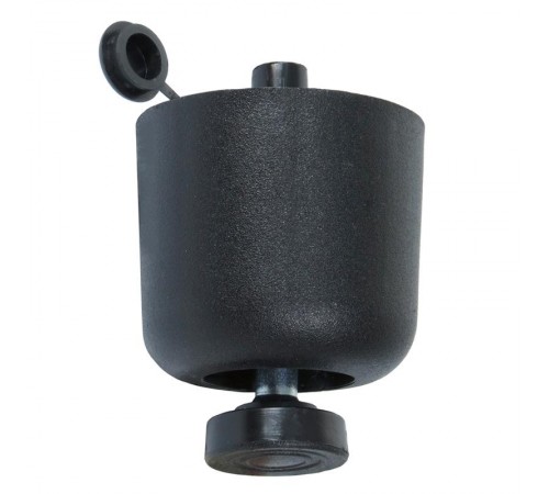 Опора пластик, регулир, D50х44 мм, черная - пакет   129980  Tech-KREP