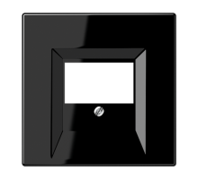 Крышка для ТАЕ и USB розеток, фиксация винтом; термопласт; черный; LS990  LS969TSW  Jung