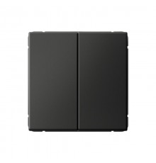 ArtGallery Базальт  Выключатель кнопочный 2-клавишный, сх.2, 10А, механизм  GAL001417  SE