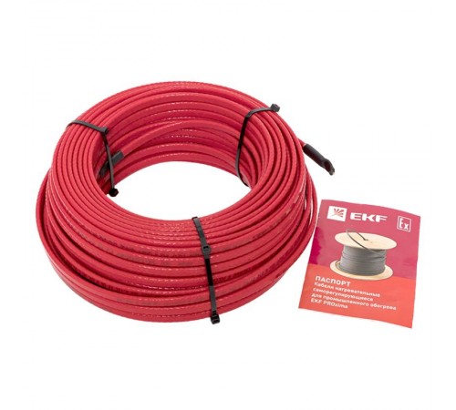 Саморегулирующийся нагревательный кабель ESU-30F (30 Вт/м) 50 м, фторопласт ESU-30F-50 EKF