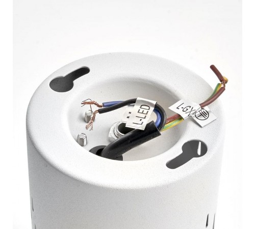 Светильник потолочный под лампу макс 12W, 230V, GX53 и подсветка 4000K, белый HL349  41459  FERON