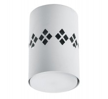 Светильник потолочный под лампу макс 12W, 230V, GX53 и подсветка 4000K, белый HL351  41455  FERON