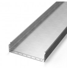 Лоток неперфорированный Стандарт INOX (AISI 304) 400х100х3000 (1,0 мм) (3 м/уп)  PR16.2319  Промрукав