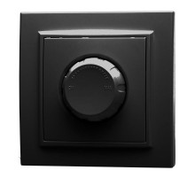 Выключатель диммирующий, 250V, 600W, серия Эрна, PSW10-9006-03, черный  39474  STEKKER