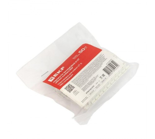 Маркировка для клемм UT 6 без нумерации (500 шт) scr-ut-mrk-6-0  EKF