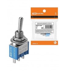 Переключатель-тумблер MTS-102 Micro 1P 250В AC/DC 3А (3c) ON-ON с фиксацией   SQ0747-0270  TDM
