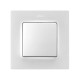 Клавиша для выключателя белого матового цвета S82 Concept  8200010-090  Simon