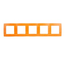 Рамка на 5 постов 12-5005-07  ,  ольха Б0014787  ЭРА