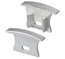 Заглушка ALU-SLIM-H15-F с отверстием  018253  Arlight