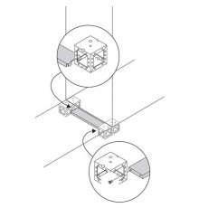 Фланцы усилит. для кабелей Ш=800,2 шт. ZN8001  ABB