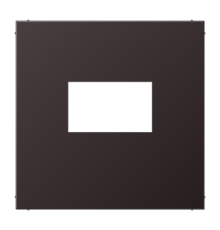 Плата для USB-зарядных устройств без видимого винта; металл; дарк  AL1969USBD  Jung