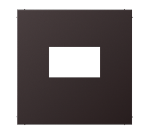 Плата для USB-зарядных устройств без видимого винта; металл; дарк  AL1969USBD  Jung