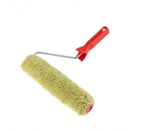 Валик полиакрил зеленый, ворс 18 мм, ширина ролика 240 мм,  42 мм, бюгель 6 мм  89-0024  REXANT