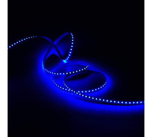 Лента светодиодная Basic LED 2835/120 12V 9,6W/m 624lm/m синий 8mm IP20 3m 1/100  BT067  Gauss