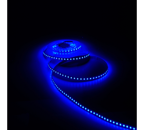 Лента светодиодная Basic LED 2835/120 12V 9,6W/m 624lm/m синий 8mm IP20 3m 1/100  BT067  Gauss