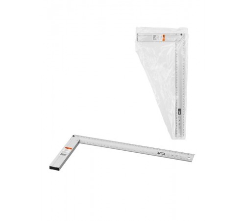 Угольник столярный 400 мм алюминиевый, усиленный, облегченная рукоятка, "Рубин"  SQ1018-0514  TDM