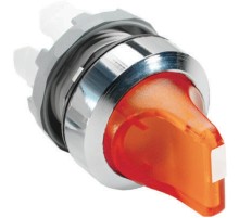 Переключатель M3SS1-21R (короткая ручка) красный 3-х позиционный с подсветкой (только корпус) с фиксацией  1SFA611210R2101  ABB