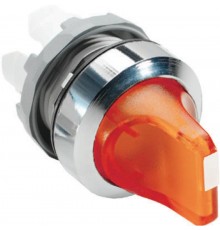 Переключатель M3SS3-21R (короткая ручка) красный 3-х позиционный с подсветкой  с возвратом в среднее положение  1SFA611212R2101  ABB