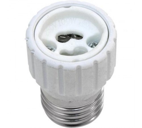 Переходник Е27-GU10 белый  SQ0335-1006  TDM