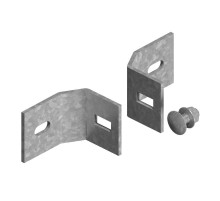 Крепление стойки для высоких нагрузок, толщ. 5,0 мм, гор. цинк, 355402  КС8-5,0-ГЦ   Ostec