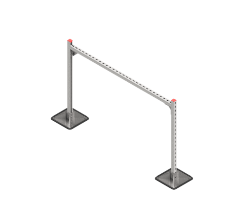 Опорная конструкция для гор. прямоуг. воздуховодов  TECHNORAPTOR STEELFOOT 1500х1000 HD  KM-TR-STF-SSHRAD-1500-1000 HD  КМ - профиль