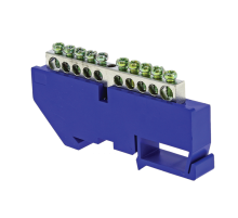 Шина "N" 63.10 (DIN изолятор) никель EKF PROxima  sn1-63-10-d  EKF