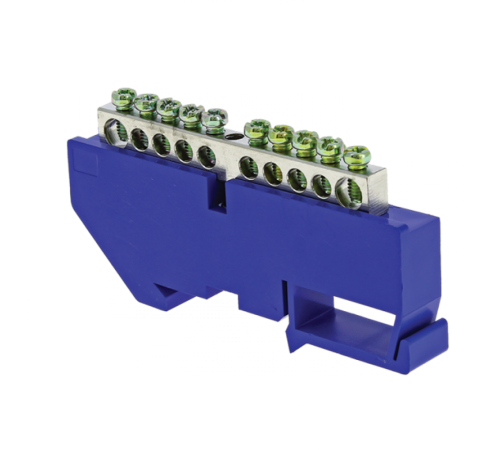 Шина "N" 63.10 (DIN изолятор) никель EKF PROxima  sn1-63-10-d  EKF
