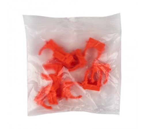 Крепеж-клипса оранжевая d16мм (10шт.) Plast EKF PROxima  derj-z-16o  EKF