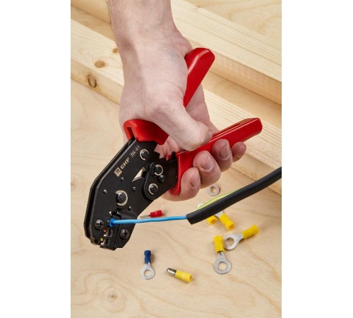 Пресс-клещи ПК-01 ( 0.25-2.5 мм2 НКИ НВИ) EKF Master   pk-01-mas   EKF