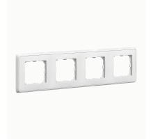 Cariva DIY Рамка 4 поста белая  695992  Legrand