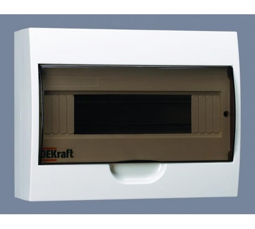 Корпус пластиковый навесной 12 модулей, IP41, ЩРН-П-12  31011DEK  DEKraft