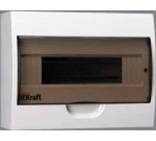 Корпус пластиковый навесной 12 модулей, IP41, ЩРН-П-12  31011DEK  DEKraft
