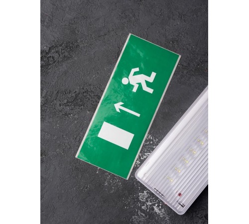 Пиктограмма "Направление прямо" 320х120мм (для EXIT, SAFEWAY-40)  pkal-01-05  EKF