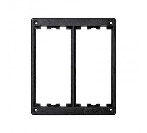 Simon Connect Рамка для настенных блоков Сима Классик на 2 S-модуля, графит  SM202-14  Simon