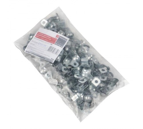 Скоба металлическая однолапковая СМО d12-13мм. (100шт.) EKF PROxima  sm-1-12-13  EKF