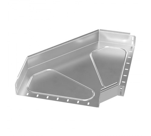 Угол горизонтальный 90 градусов Стандарт INOX (AISI 304) 400х80  PR16.3507  Промрукав