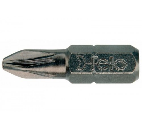 Бита крестовая серия Industrial PZ 1X25, 10 шт в пластиковом боксе 02101016  02101016  Felo