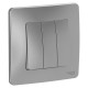 Blanca Алюминий С/У Выключатель 3-клавишный, 10А, 250B  BLNVS100503  SE